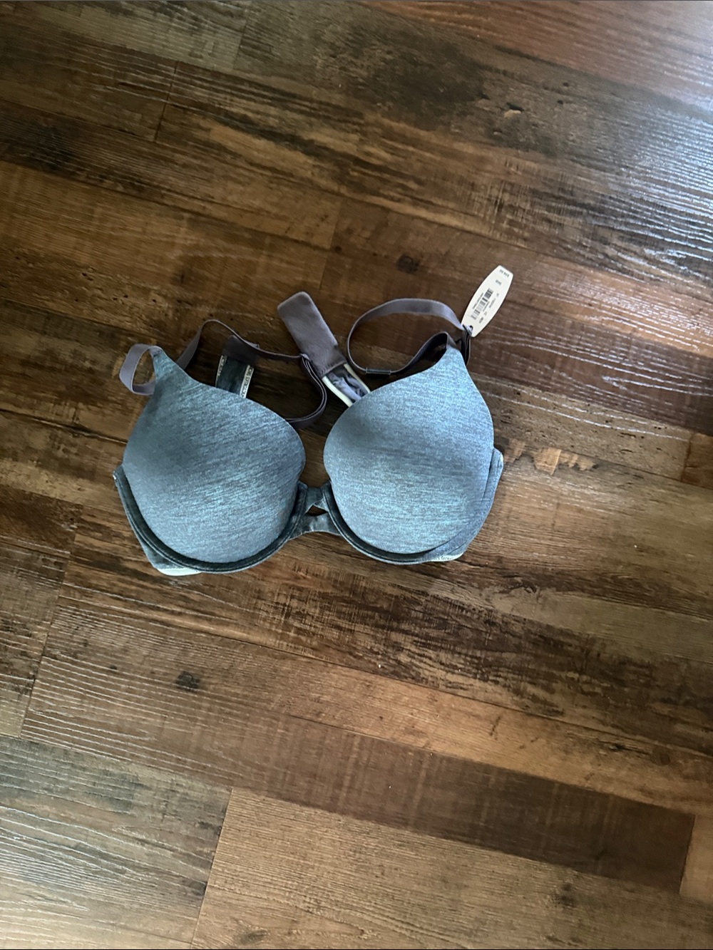 Victoria's Secret Gray Padded T-Shirt Bra